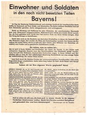 Einwohner und Soldaten Bayerns