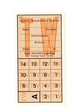 [K-290] Lebensmittelkarte DDR für den 3.WK: Bezirk IV - Potsdam 1973 !RRR!