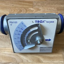Trox RN100 Volumenstromregler Rohr durch Messe 10cm Länge 25cm