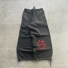 Black Dragon Graphic Wide Leg