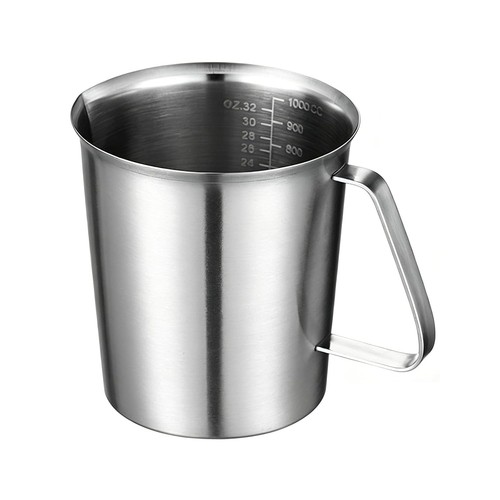 Messbecher edelstahl liter - messbecher, 1