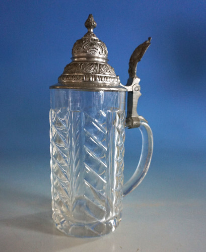 Antik glas bierkrug krug - antik,