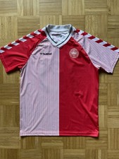 Original Dänemark 1986 Hummel Trikot Größe XL Nr. 10 Neuauflage Guter Zustand