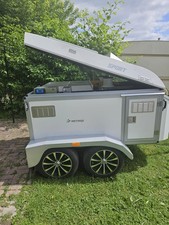 Metbox Hundeanhänger für 3 Hunde gebraucht wie Neu, Aluräder,  Doppelachser