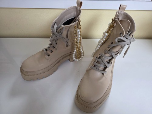 Beige damen stiefeletten - damen,