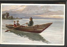 Chiemsee Bayern Kuenstlerkarte