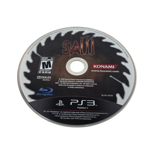Saw playstation ps3 disc - saw, 3