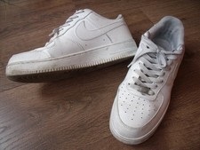 NIKE AF1 AIR FORCE 1 LEDER Sneaker Schuhe Weiß Gr.45  07 Triple White CW2288-111