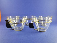 5 x Teegläser mit Halter