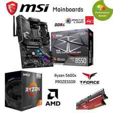 PC Aufrüstkit Bundle AMD Ryzen 5 5600X MSI B550 Mainboard TPM 2.0 Gaming CPU Ram
