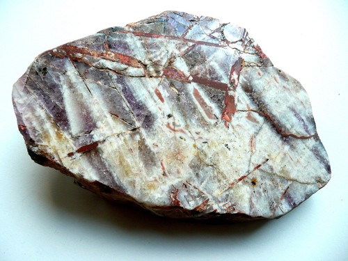 Anschliff quarz amethyst - anschliff, quarz/amethyst