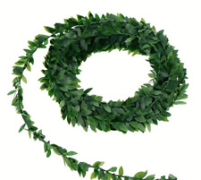 15m Buchsgirlande Girlande Buchsbaumgirlande Buchsbaum Grün Ranke Blätter 2er