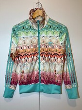 ADIDAS ORIGINALS FIREBIRD TT Jacke Damen Bunt Schmetterling Gr. 38 Retro Vintage