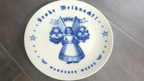 Teller porzellan 1940 frohe - teller,