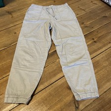 Stoffhose Jogger Größe M 40-42 Primark Beige Mit Gummibund
