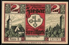 Notgeld Ziesar, 2 Mark, Der