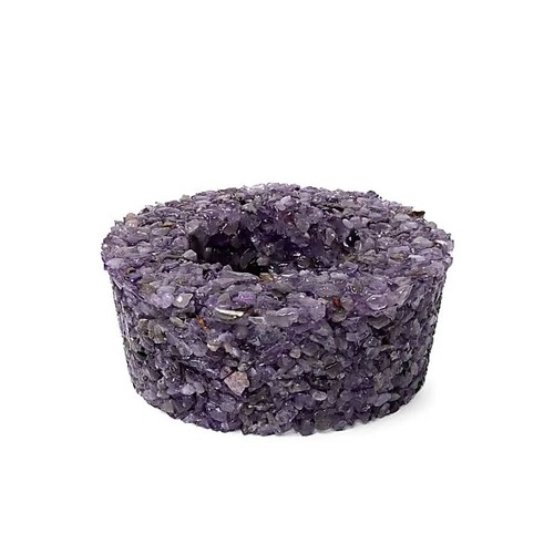 Kerzenhalter rund amethyst - rund,