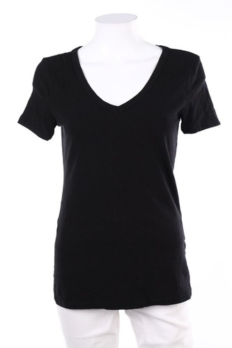Kurzarm shirt s schwarz - h&m,