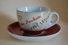 Kaffeetasse 2-tlg. Design Kaffee Cafe rot Flirt NEU