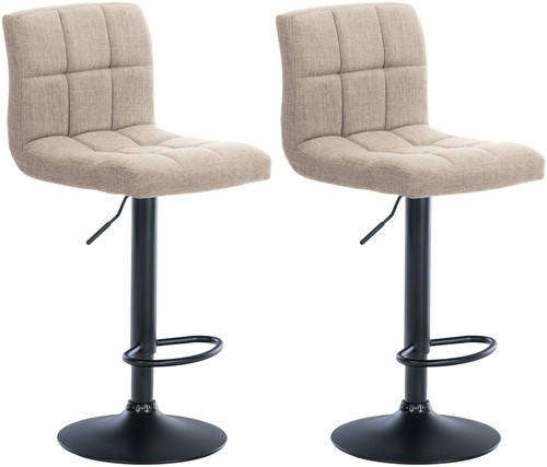 2er set barhocker calma stoff - barhocker,