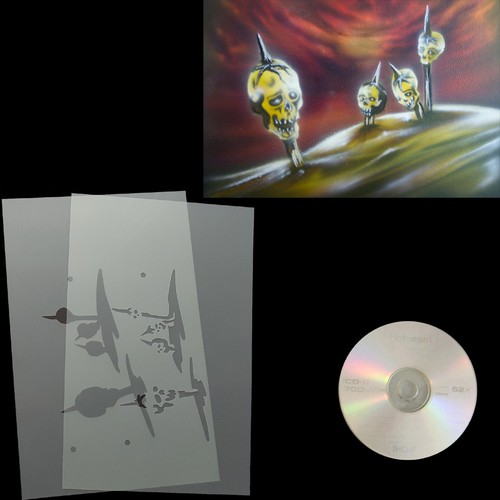 Airbrush schablone - ,
