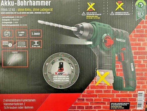 Parkside akku bohrhammer pbha - parkside,