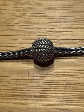 Trollbeads retired Sweater silver bead