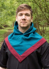 Wikinger Gugel, Skjoldehamn, versch. Farben Mittelaltergugel Kostüm