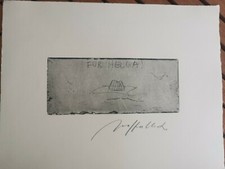 Radierung Alfred Hrdlicka Sehr