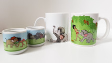 Set 4tlg. Tassen Das Dschungelbuch Becher Elefant Mogli Walt Disney Kaffeetasse