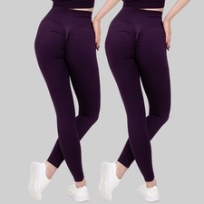 Scrunch Leggings Damen 2er Set