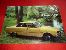 ROVER P6 2200 TC Prospekt Brochure Depliant Folleto von 1975