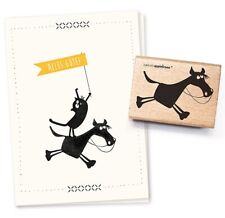 Stempel Hugobald, das Pferd