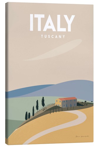 Leinwandbild italy tuscany - leinwandbild,