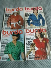 Alter Burda Jahrgang 1979 mit Schnittmusterbögen