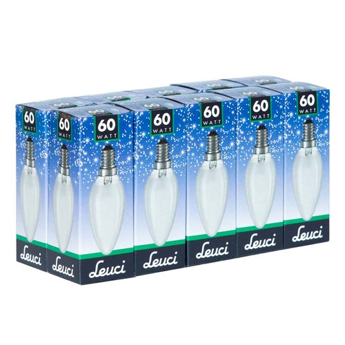 Leuci glühbirne kerzen - 10,