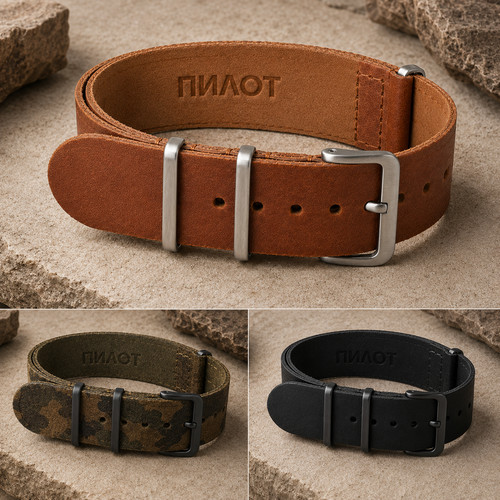 Leder nato strap uhrarmband - strap,