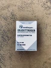 50 Objektträger ohne Mattrand Mikroskop Kanten geschnitten 76 x 26 x 1 mm