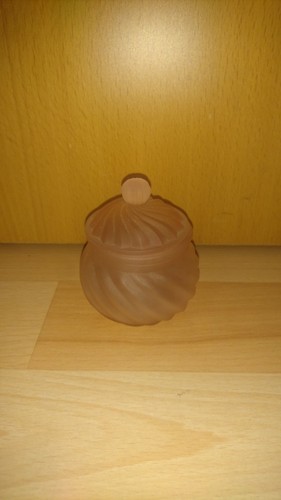 Kleine glas dose mit - glas, deckel