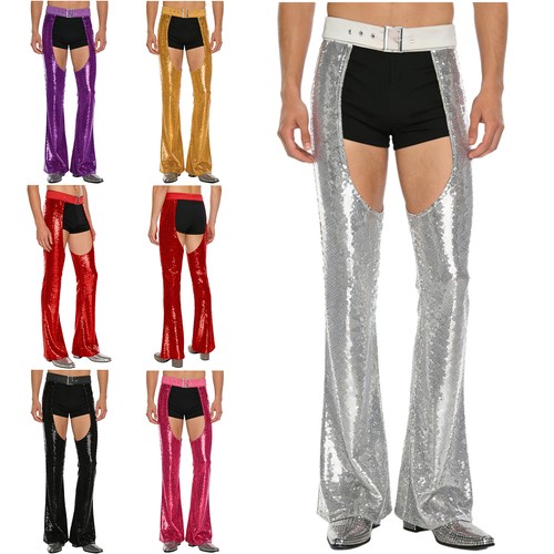Herren pantalon glitzern - herren,