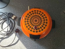 Großes Waffeleisen Privileg Elektra EWA 33H, 1000 Watt, orange