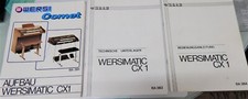 Wersi Wersimatic CX-1 Bauanleitung, Technische Unterlagen u. Bedienungsanleitung