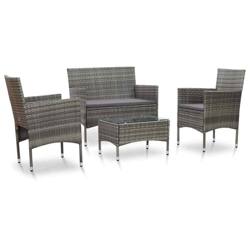Tlg garten lounge set mit - 4-tlg.,