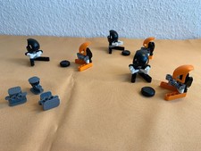 Lego Sports 5017 Eishockey, KOMPLETT, 3-mal = insgesamt 6 Spieler (2 Mannschafte