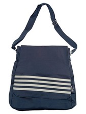 Jean Paul Gaultier LE MALE Umhängetasche Herren Blau Gestreift Stoff M