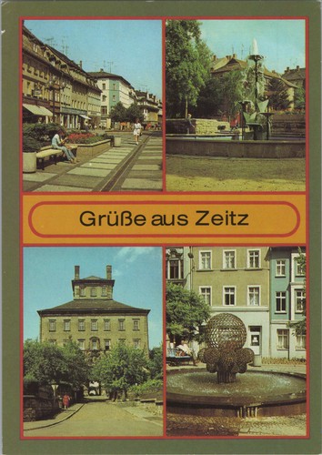 Zeitz ddr ansichtskarte - zeitz,