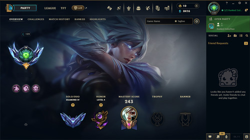 Dia lol league legends - dia,