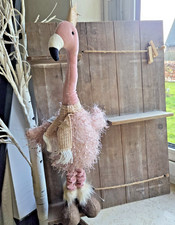 Samt Figur Flamingo 57 cm