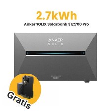 Anker SOLIX Solarbank 3 E2700 Pro Speicher 2.68kWh Batterie für Balkonkraftwerke