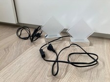 2x LED Tischleuchte Raute